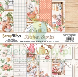 Zestaw papierów 15x15 ScrapBoys Kitchen Stories