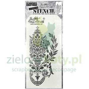 Szablon maska Tim Holtz Arch Layering Stencil Crest ornament x