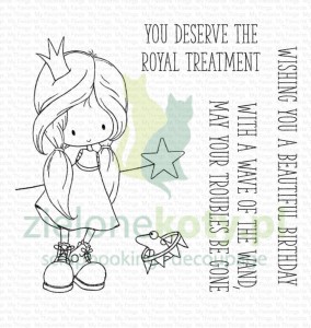 Stempel My Favorite Things You Deserve the Royal Treatment dziewczynka królewna