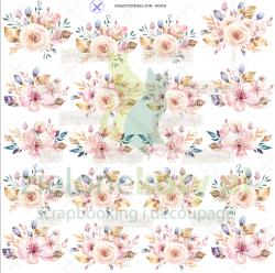 Naklejki papierowe ScrapLove Boho 2 x