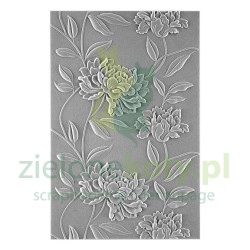 Folder do embosingu 3D Spellbinders A5/DL Beautiful Blooms kwiaty