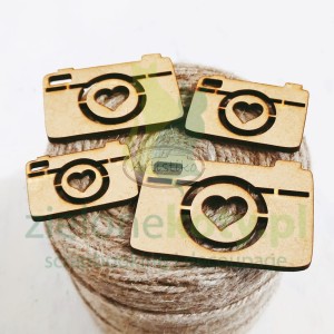 HDF Dekor Artistiko Aparat fotograficzny 4szt