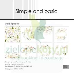 Zestaw papierów 30x30 Simple And Basic Spring Feelings