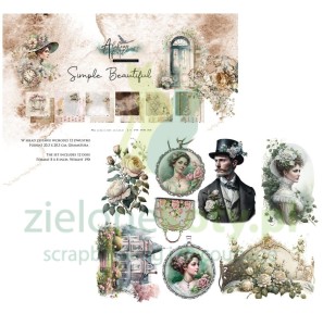 Zestaw papierów 20x20 Alchemy Of Art Simple Beautiful