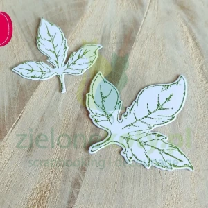 Wykrojnik + stempel Craft&You listki 2szt