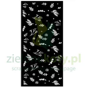 Szablon maska Stamperia 3D 12x25cm Leaves And Little Branches listki
