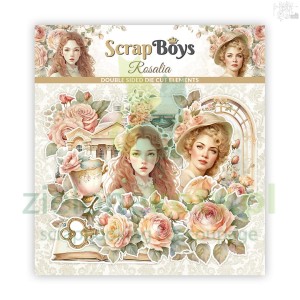 Zestaw dodatków Die Cuts Scrap Boys Rosalia 47szt