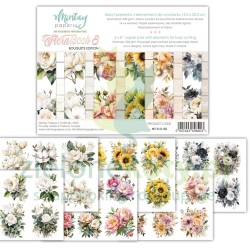 Zestaw papierów 15x20cm Mintay Flora Book 8 dodatki do wycinania kwiaty
