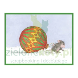 Stempel akrylowy Spellbinders Bringing Christmas To You myszka z bombką
