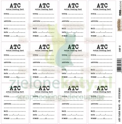 Naklejki papierowe ScrapLove ATC Back Set 2