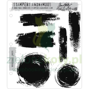 Stemple gumowe Tim Holtz Brushstrokes maźnięcia