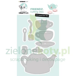 Wykrojnik Studio Light Friendz Accessoires Tea imbryk filiżanki