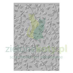 Folder do embbosingu Sizzix A5 3D Snowberry gałązki jagody