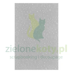 Folder do embosingu 3D Spellbinders A5/DL Sparkling Snow śnieżynki x