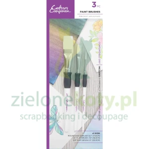 Pędzle Crafter's Companion Paint Brushes Comfortable Grip 3szt x