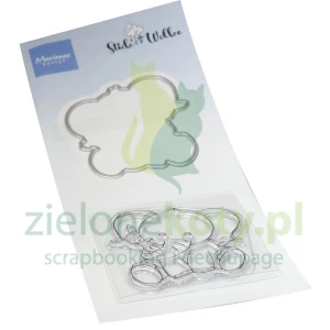 Wykrojnik + stempel Marianne Design Elephant Hug słonik
