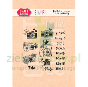 Stempel Craft&you Design Mini cameras set mini aparaciki foto