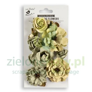 Kwiatki Little Birdie Lolita Earthy Moss 7szt zielone