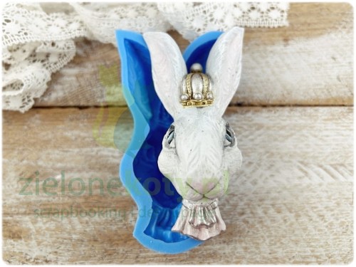 Forma silikonowa Głowa zająca w koronie 3.jpg