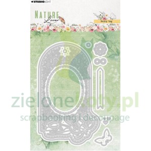 Wykrojnik Studio Light Nature Lover Peony Tag kwiatowy