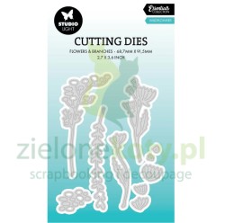 Wykrojnik Studio Light Essentials Wild Flowers rośliny x