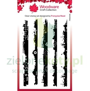 Stempel Woodware Grungy Borders bordery mixmedia