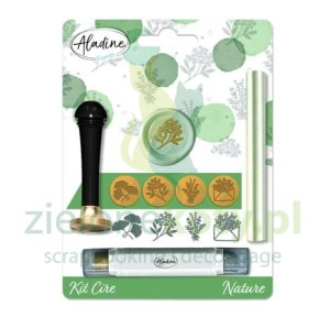 Zestaw pieczęci do wosku Aladine Wax Kit Nature
