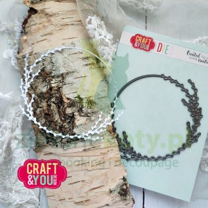 Wykrojnik Craft&You wianek z bazi