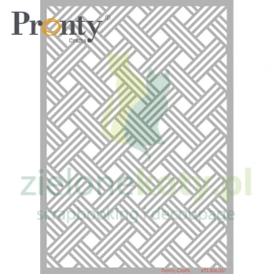Szablon maska Pronty Crafts A5 Backgrounds Stripes plecionka kratka x