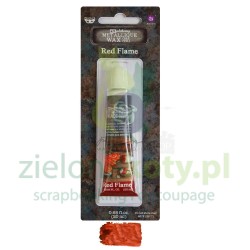Pasta woskowa Prima Finnabair Art Alchemy Mettalique Wax metaliczna Red Flame