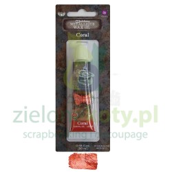 Pasta woskowa Prima Finnabair Art Alchemy Mettalique Wax metaliczna Coral