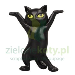 Figurka kotek czarny 5,3cm do boxa