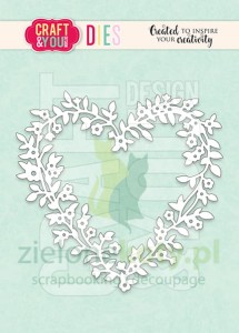 Wykrojnik Craft&You Flowerheart Frame ramka serce