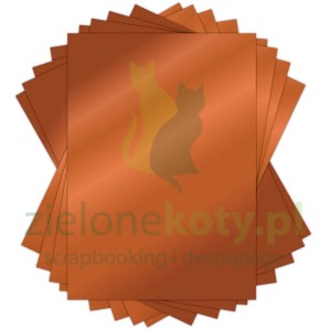 Karton papier lustrzany Craft Consortium A4 Essential Mirror Copper miedziany