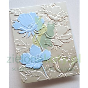 Wykrojnik + folder do embossingu Memory Box 3D Anemone Bunches kwiaty