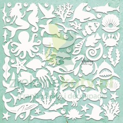 Wycinanka tekturka Mintay Chippies Zestaw Sealife