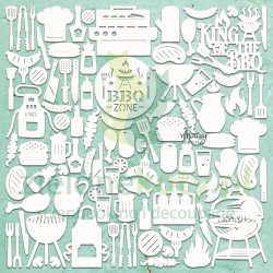 Wycinanka tekturka Mintay Chippies BBQ