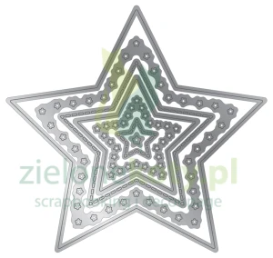 Wykrojnik Crafter's Companion Decorative Nesting Stars gwiazdy