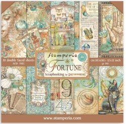 Zestaw papierów 30x30 Stamperia Fortune x