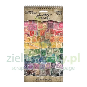 Naklejki papierowe Tim Holtz Idea-Ology Book Postmarked znaczki