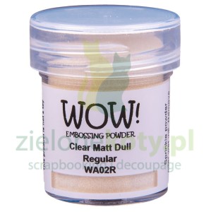 Puder do embossingu Wow! Clear Matt Dull matowy przezroczysty