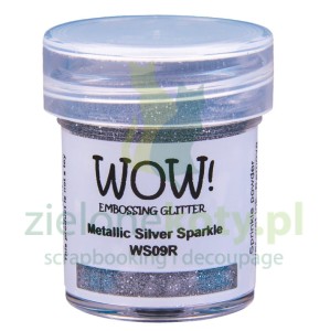 Puder do embossingu Wow! Metallic Silver Sparkle metaliczny srebrny