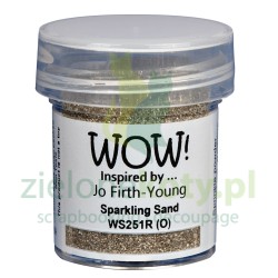 Puder do embossingu Wow! Sparkling Sand brokatowy brązowy 