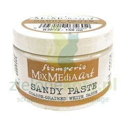 Pasta strukturalna Stamperia Sandy Paste 150ml gruboziarnista biała piasek x