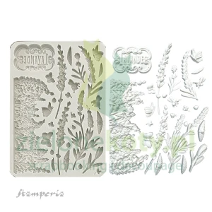 Forma foremka silikonowa Stamperia Lavender A5 lawenda