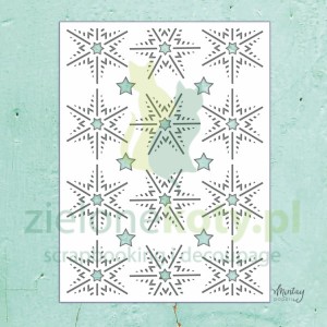 Szablon maska Mintay 15x20cm śnieżynki