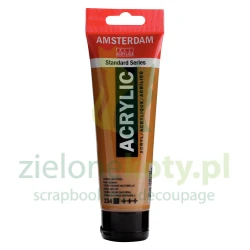 Farba akrylowa Amsterdam Raw Sienna 120ml brązowa kryjąca 