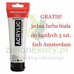 Farba akrylowa Amsterdam Titanium White 120ml biała kryjąca