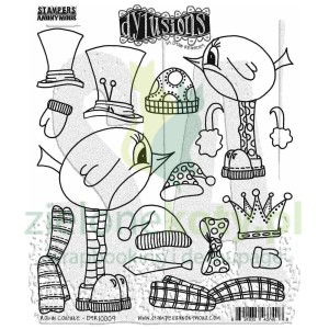 Stemple Stampers Anonymous Dylusions Robin Couture ptaszki