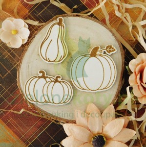 Wycinanka Kreatywna Pracownia dynie 3szt x
